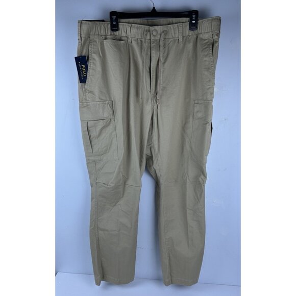 Polo Ralph Lauren Tan Utility slim Fit Khaki Cargo Pants Nwt 40x30 (40x28.5)